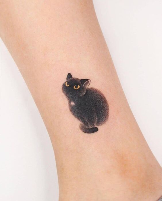 Black Cat Tattoo.