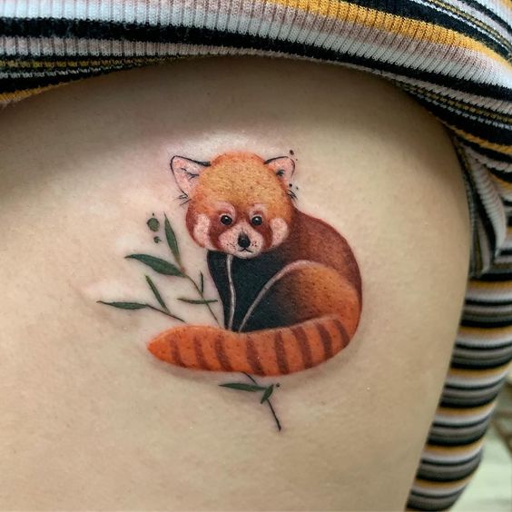 Red Panda Tattoo.