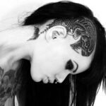 Female Head Tattoo