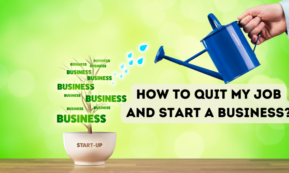 quit my job and start a business