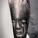 Black and Gray Realism Tattoo