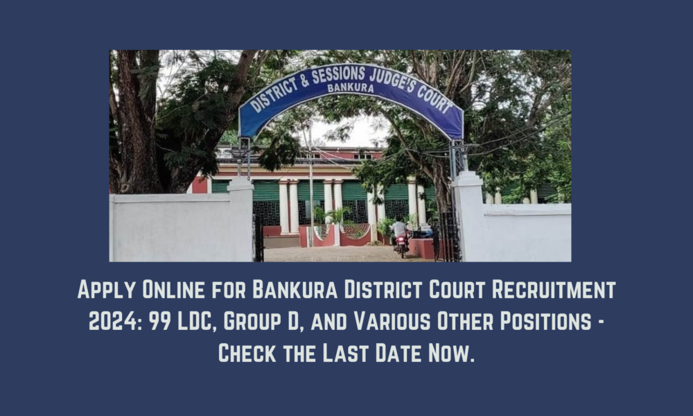 Bankura District Court Recruitment