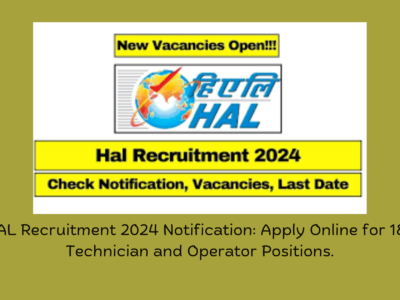 HAL Recruitment 2024 Notification