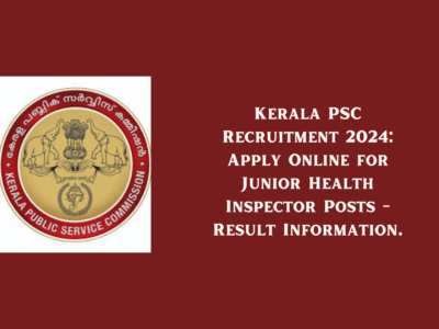 Kerala PSC Recruitment 2024