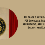 RBI Grade B Notification 2024 PDF Download, Reserve Bank Recruitment, Apply Online Date, Salary, and Eligibility