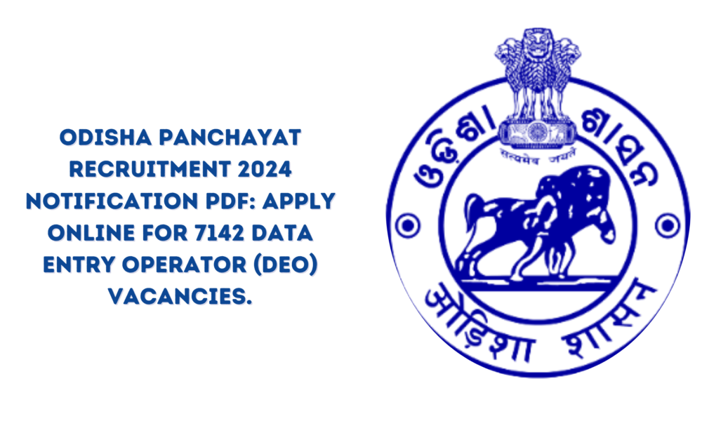 Odisha Panchayat Recruitment 2024