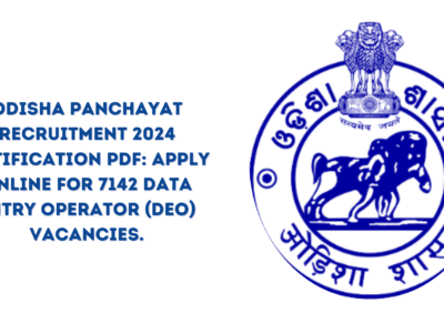 Odisha Panchayat Recruitment 2024