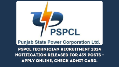 PSPCL Technician Recruitment 2024