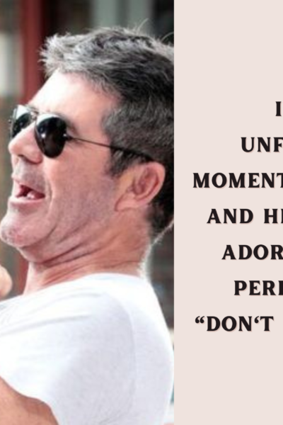 It was an unforgettable moment! Simon Cowell and his son gave an adorably angelic performance of "Don't Stop Believin'."