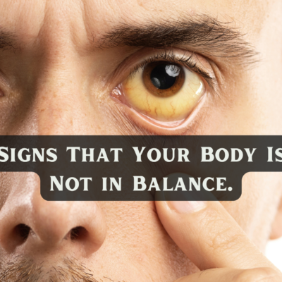 Signs That Your Body Is Not in Balance